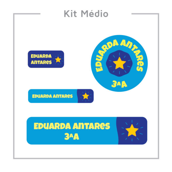objetos roupas etiquetas kit brinquedos